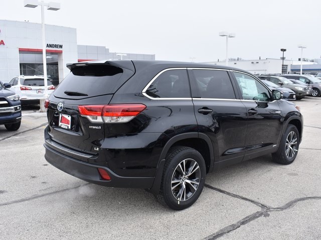 New 2019 Toyota Highlander Hybrid Le 4d Sport Utility In Milwaukee Stock 37526 Black 2019 Toyota Highlander Hybrid Le 4d Sport Utility In Milwaukee